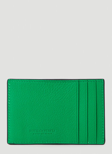 Bottega Veneta Intreccio Card Holder Green bov0149055
