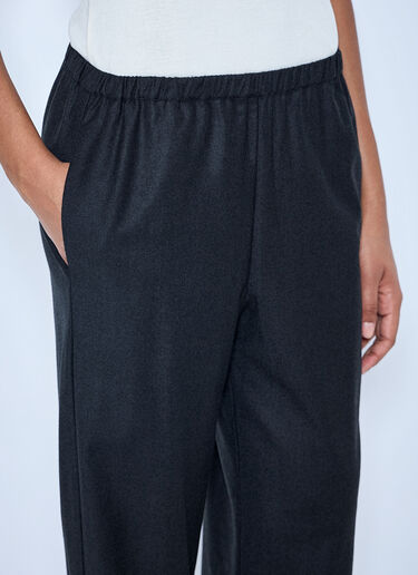 LN-CC® - RÓHE: Relaxed Fit Trousers - Black RÓHE Relaxed Fit Trousers Black roe0265026