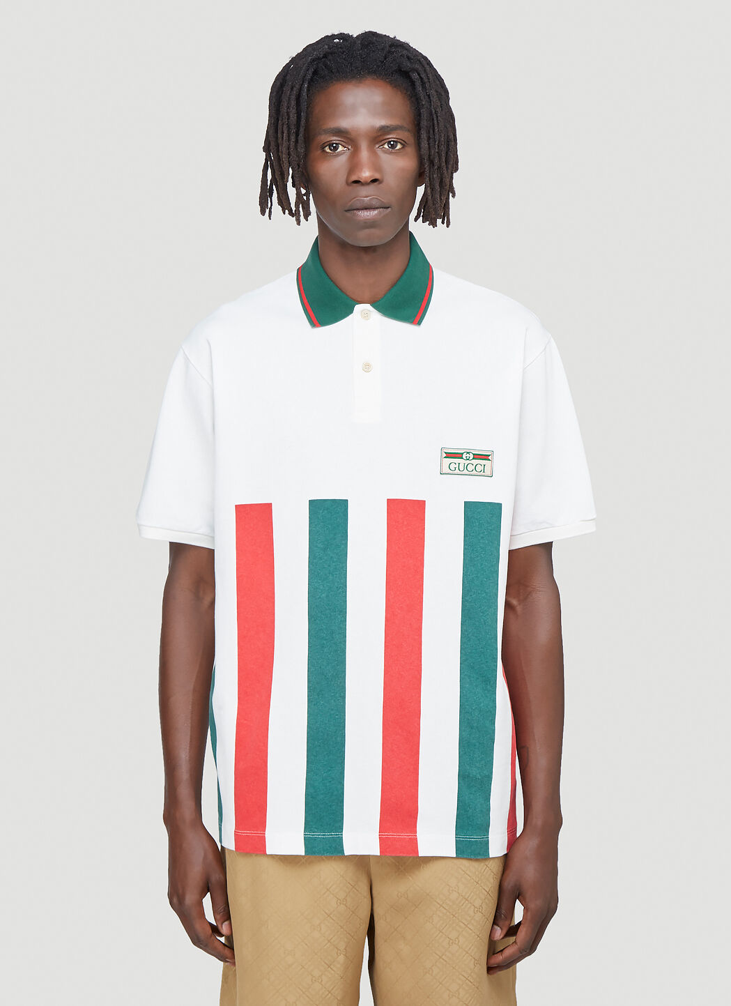 Gucci sales striped polo