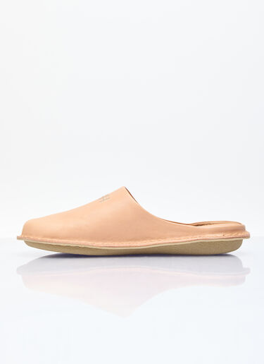 Comme des Garçons Homme x VIBAe Leather Slip-On Shoes Beige chv0156002