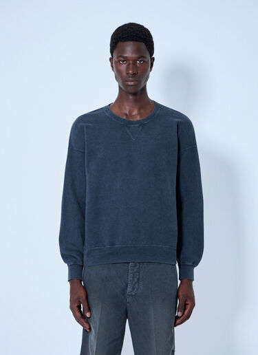 LN-CC® - Visvim: Jumbo SB Crew Sweatshirt - Navy Visvim Jumbo SB Crew Sweatshirt Navy vis0164008