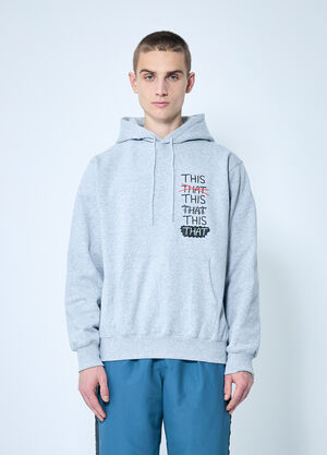 Burberry This Is That Hooded Sweatshirt Black bur0158006