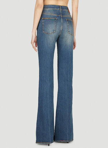 Alexander McQueen Flared Jeans Blue amq0251056