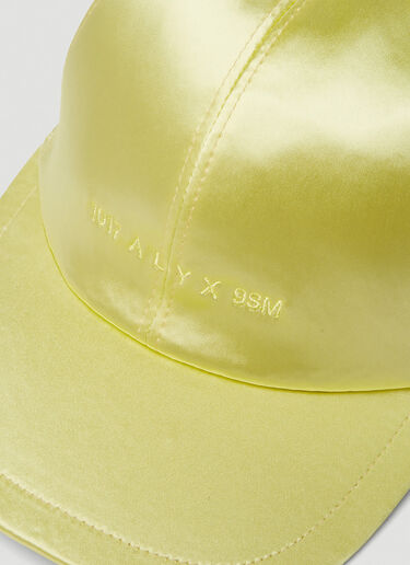 1017 ALYX 9SM Logo Embroidery Baseball Cap Yellow aly0150015