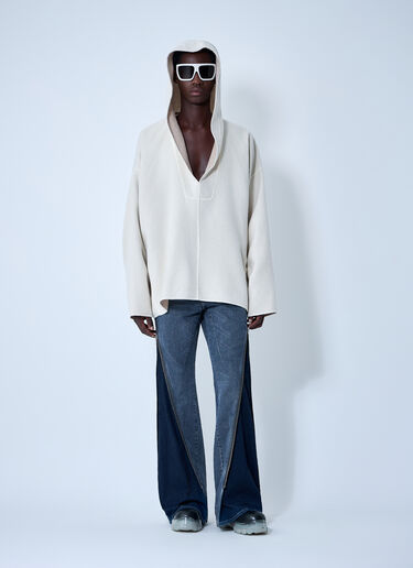 Rick Owens Kaftan Sweater White ric0162008