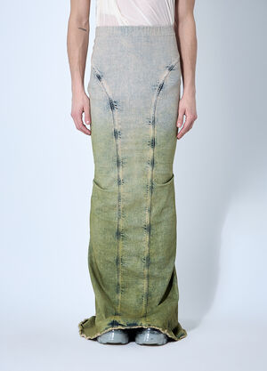 Moncler x Rick Owens Acid Degrade Al Maxi Skirt Green mcs0355020