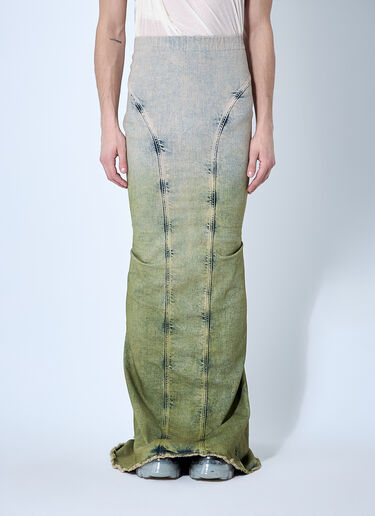 Moncler x Rick Owens Acid Degrade Al Maxi Skirt Green mcs0355020