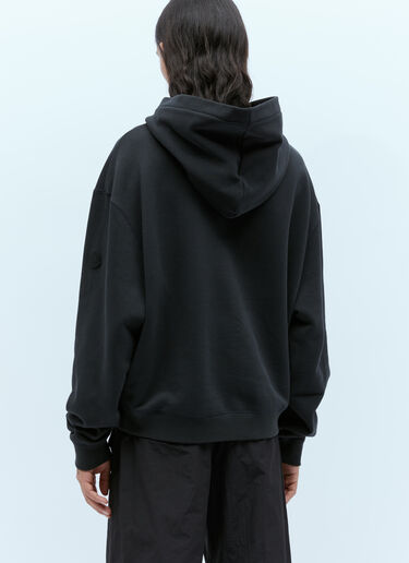 Moncler 徽标印花连帽运动衫 黑色 mon0155022