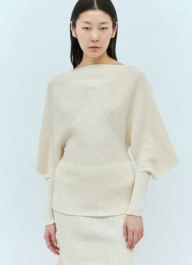 Issey Miyake Exhuberance 上衣 乳白色 ism0255007