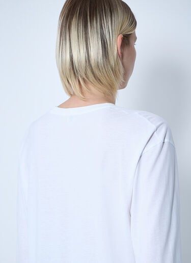 TOTEME Classic Long Sleeve T-Shirt White tot0261070