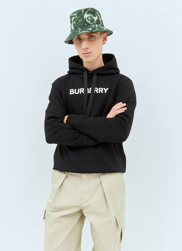 Burberry Rose Print Wax Bucket Hat Green bur0155090