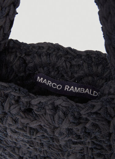 니트 숄더백 Marco Rambaldi 니트 숄더백 블랙 mra0252025