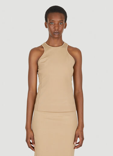 Max Mara 파치노 탱크 탑 베이지 max0249015
