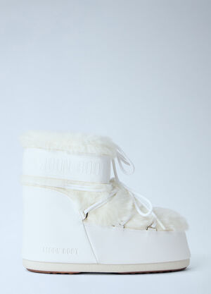 Moon Boot Icon Low Faux Fur Boots White mnb0366016