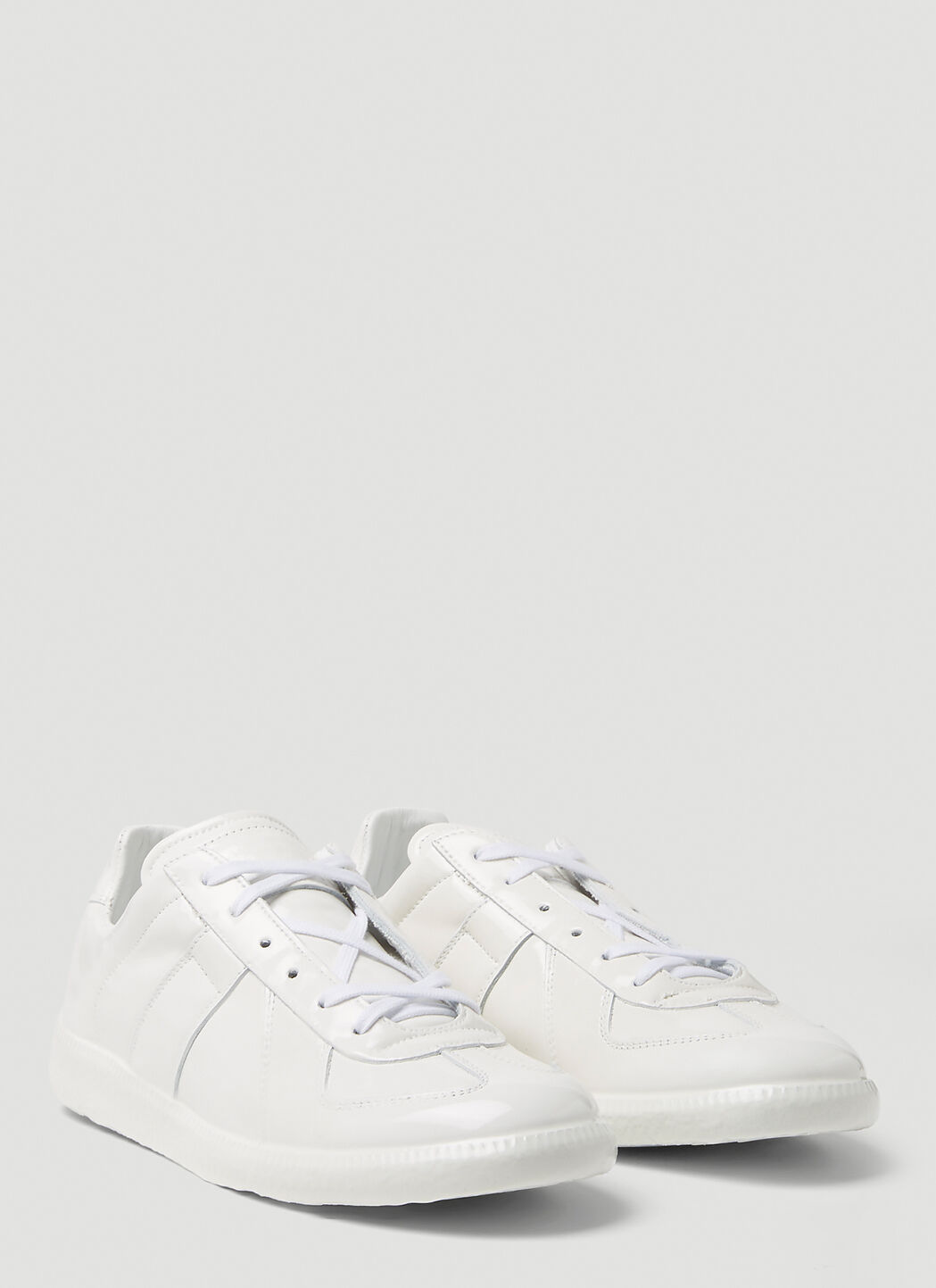 Margiela replica sneakers white top
