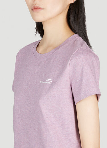 A.P.C. 아이템 F 티셔츠 라일락 apc0251011