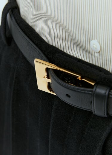ジュエルレザーベルト The Row ジュエルレザーベルト ブラック row0253052