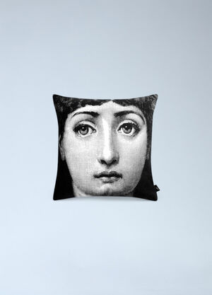 Fornasetti Tema e Variazioni N.1 And N.6 Cushion Black wps0691883