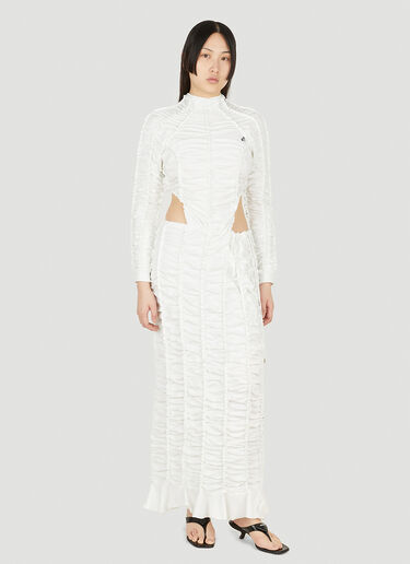 Ester Manas Covering Ruffled Dress White est0248003