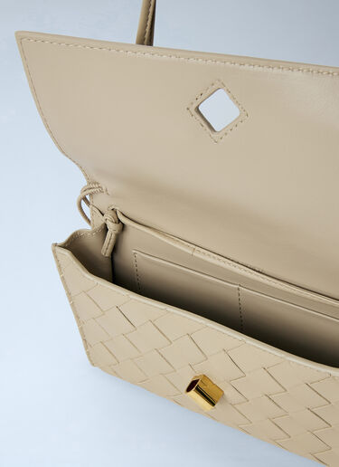 LN-CC® - Bottega Veneta: Andiamo Pouch on Strap - Beige Bottega Veneta Andiamo Pouch on Strap Beige bov0264028