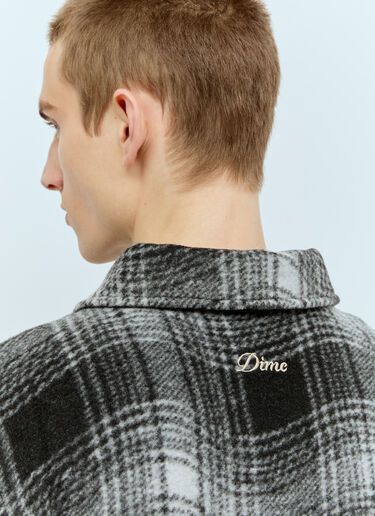 Dime Wave Plaid Jacket Black dmt0154001