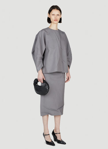 Gabardine Jacket Prada Gabardine Jacket Grey pra0252052
