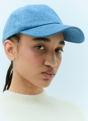 Jacquemus La Casquette デニムベースボールキャップ ブルー jac0356005