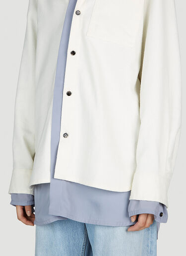Bottega Veneta Double Layer Shirt White bov0252064