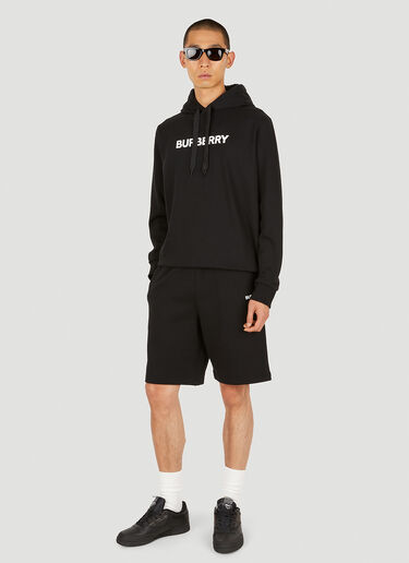 Burberry 로고 후드 스웻셔츠 블랙 bur0149029