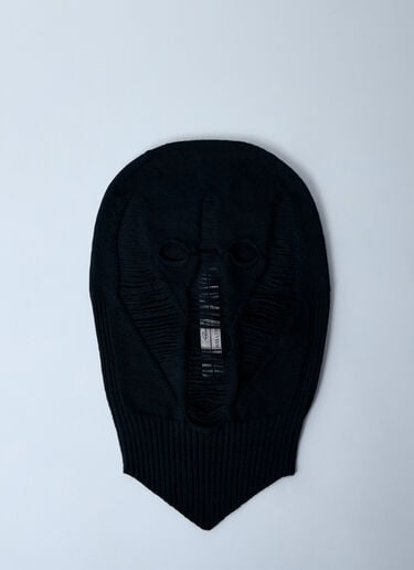 사다리 패턴 울 발라클라바 Rick Owens 사다리 패턴 울 발라클라바 블랙 ric0160012