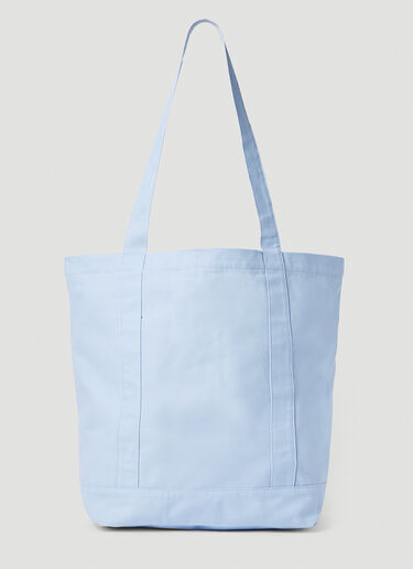 Raf Simons Logo Patch Tote Bag Light Blue raf0251012