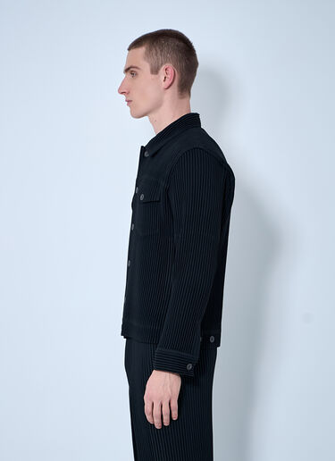 Homme Plissé Issey Miyake Pleated Jacket Black hmp0160003