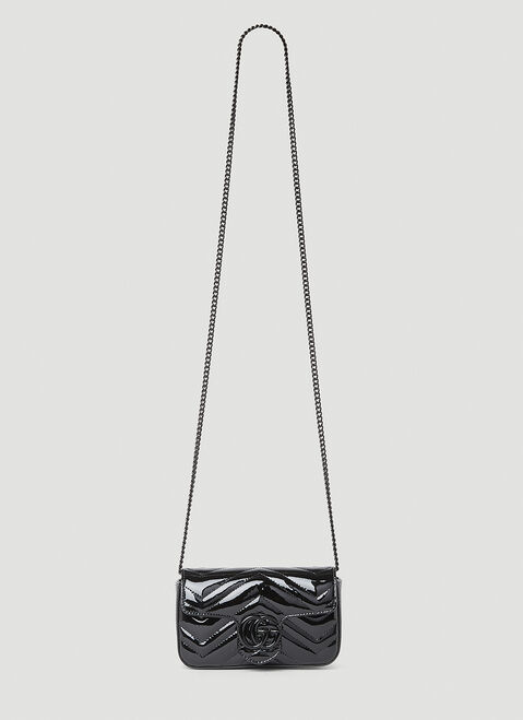 Acne Studios GG Marmont Super Mini Shoulder Bag Brown acn0254005