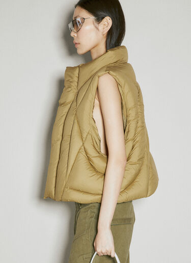 Grid Down Vest Entire Studios Grid Down Vest Khaki ent0253033