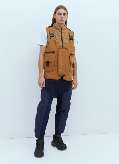 Moncler + Rick Owens パッド入りジャージートラックパンツ ベージュ mcs0355013
