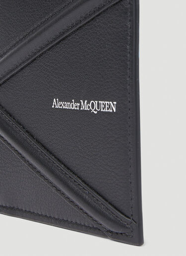 Alexander McQueen 二つ折りロゴウォレット ブラック amq0151103