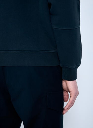 Stone Island Logo Patch Sweatshirt Black sto0160045