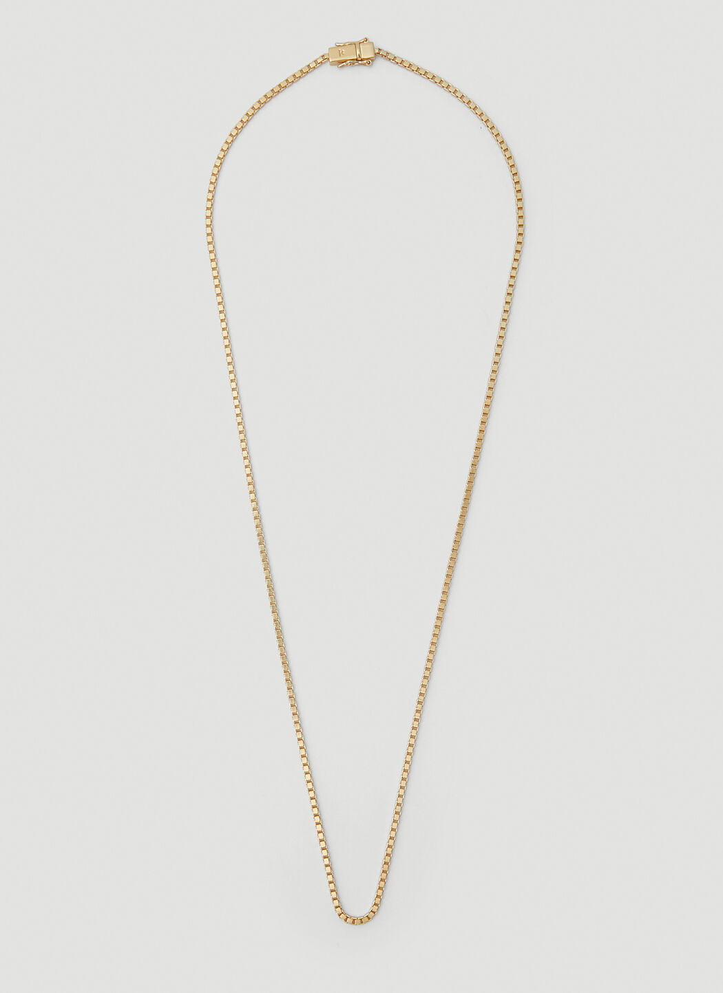 Walter Van Beirendonck Square Chain Necklace Green wlt0156034