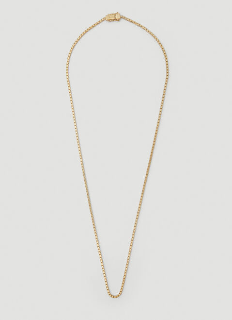 Tom Wood Square Chain Necklace Silver tmw0355013