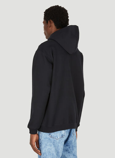 VTMNTS Dripping Barcode Hooded Sweatshirt Black vtm0350011