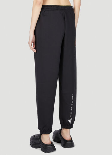 adidas by Stella McCartney Logo Print Track Pants Black asm0251008