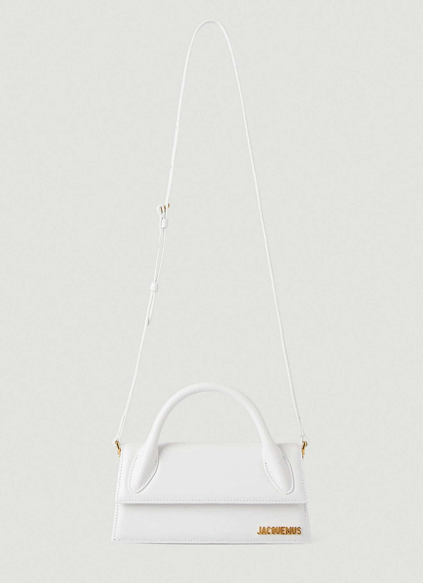 Shop Jacquemus Le Chiquito Long Handbag In White