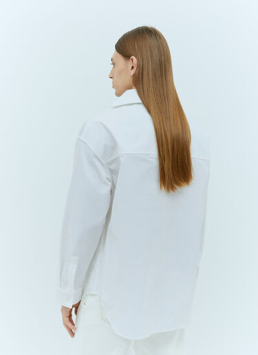 Jacquemus La Chemise Cuadro Shirt White jac0156010