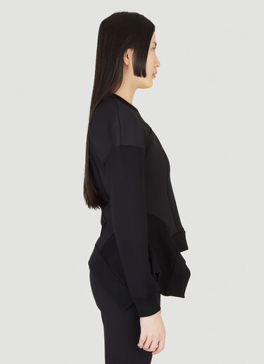 Alexander McQueen Peplum Panel Sweatshirt Black amq0247023