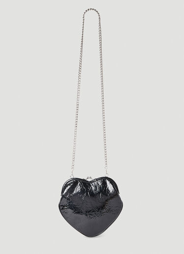 Vivienne Westwood Belle Heart Frame Purse in Black