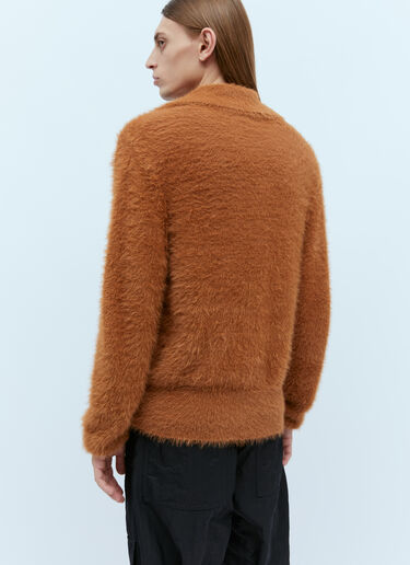 Dries Van Noten Soft-Fluffy Knit Cardigan Camel dvn0154027