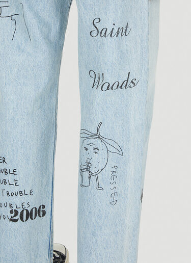 Saintwoods SW Marker Jeans Blue swo0146018