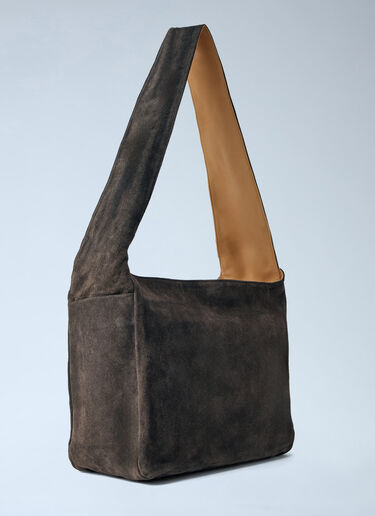 Our Legacy Grande Brick Suede Shoulder Bag Brown our0264035