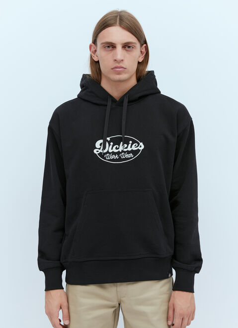Dickies Gridley フード付きスウェットシャツ ブラック dks0154013