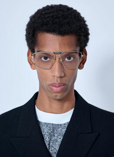 LN-CC® - Balenciaga: Tag 2.0 Navigator Sunglasses - Gold Balenciaga Tag 2.0 Navigator Sunglasses Gold bal0165034